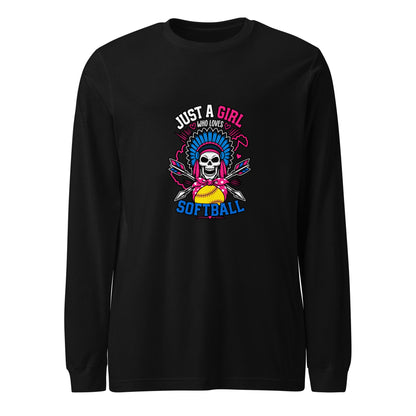 Performance | Long Sleeve Tee | Savage Softball | Athletics Logo