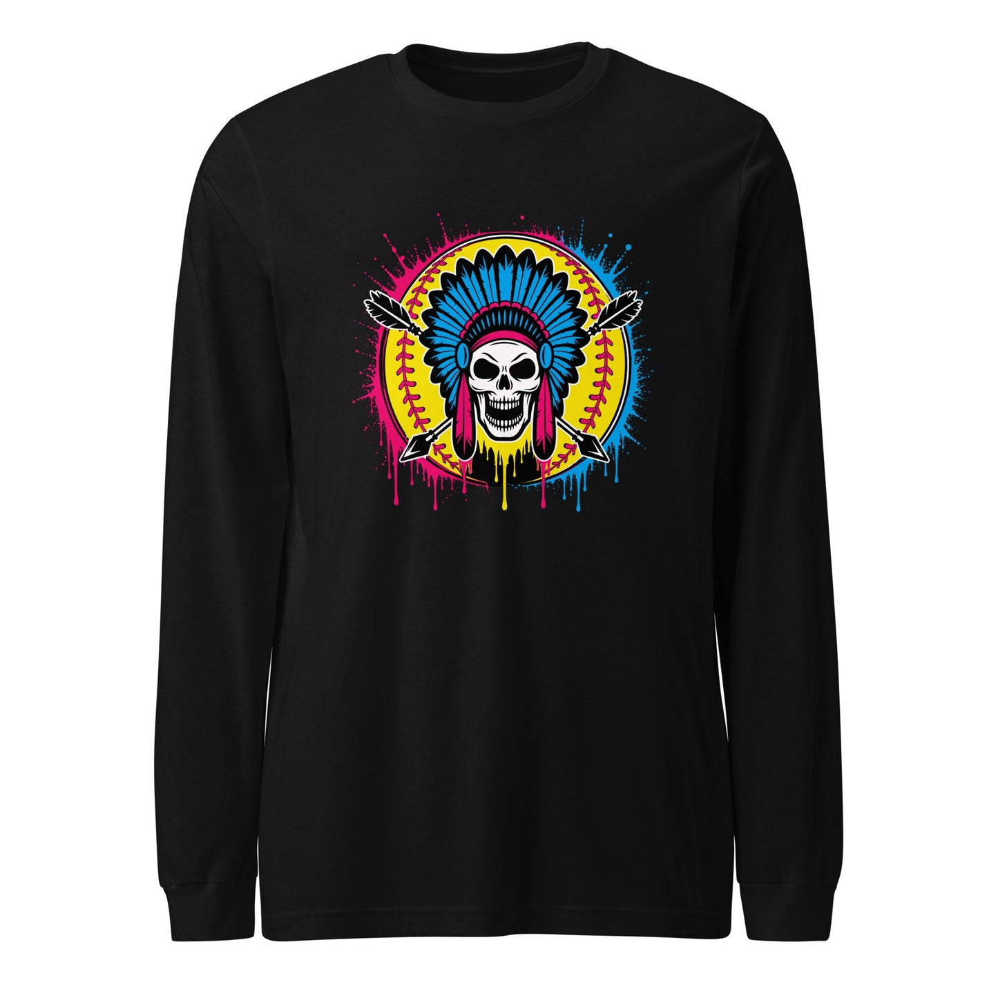 Performance | Long Sleeve Tee | Savage Softball | Emblem Logo