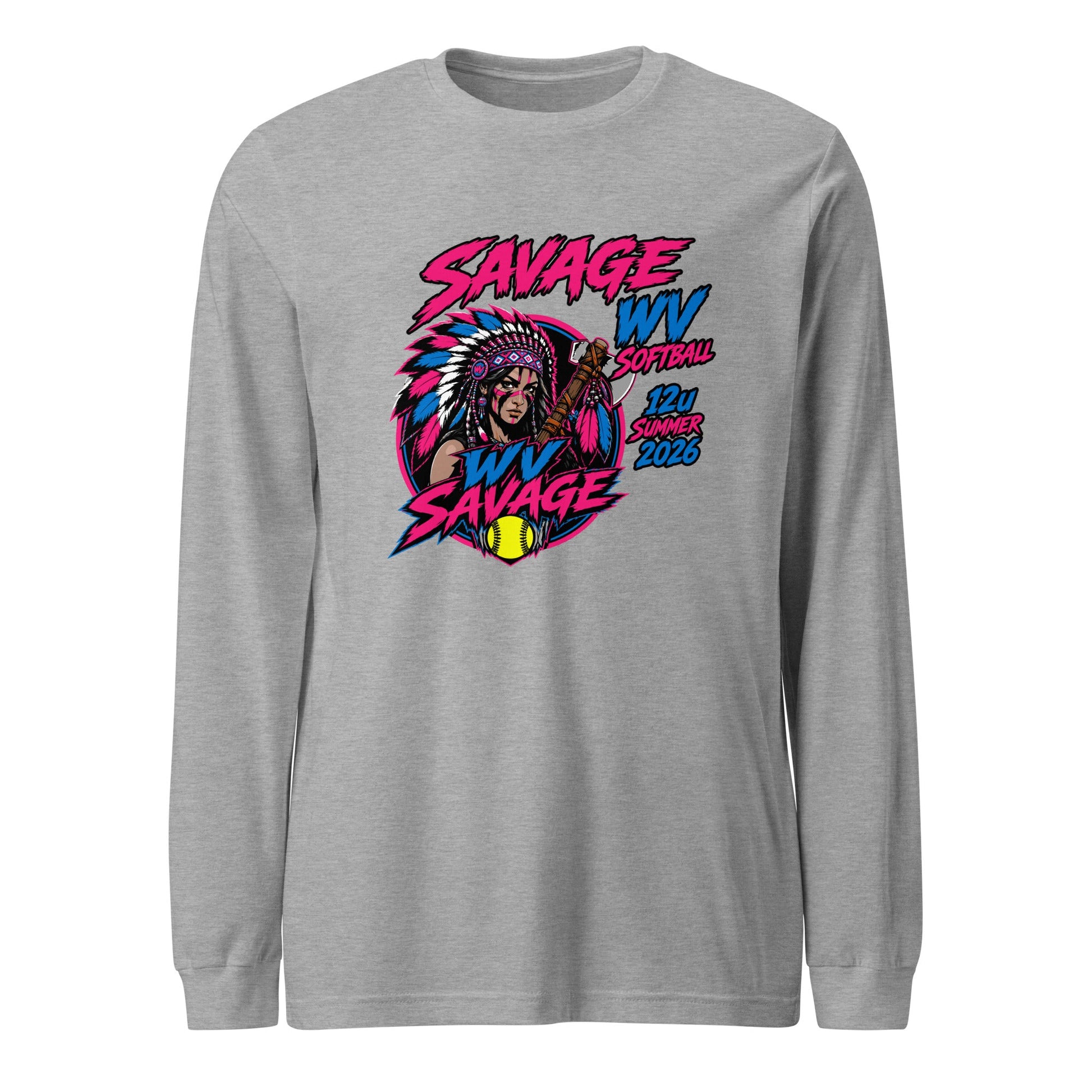 Performance | Long Sleeve Tee | Savage | Vanguard Logo