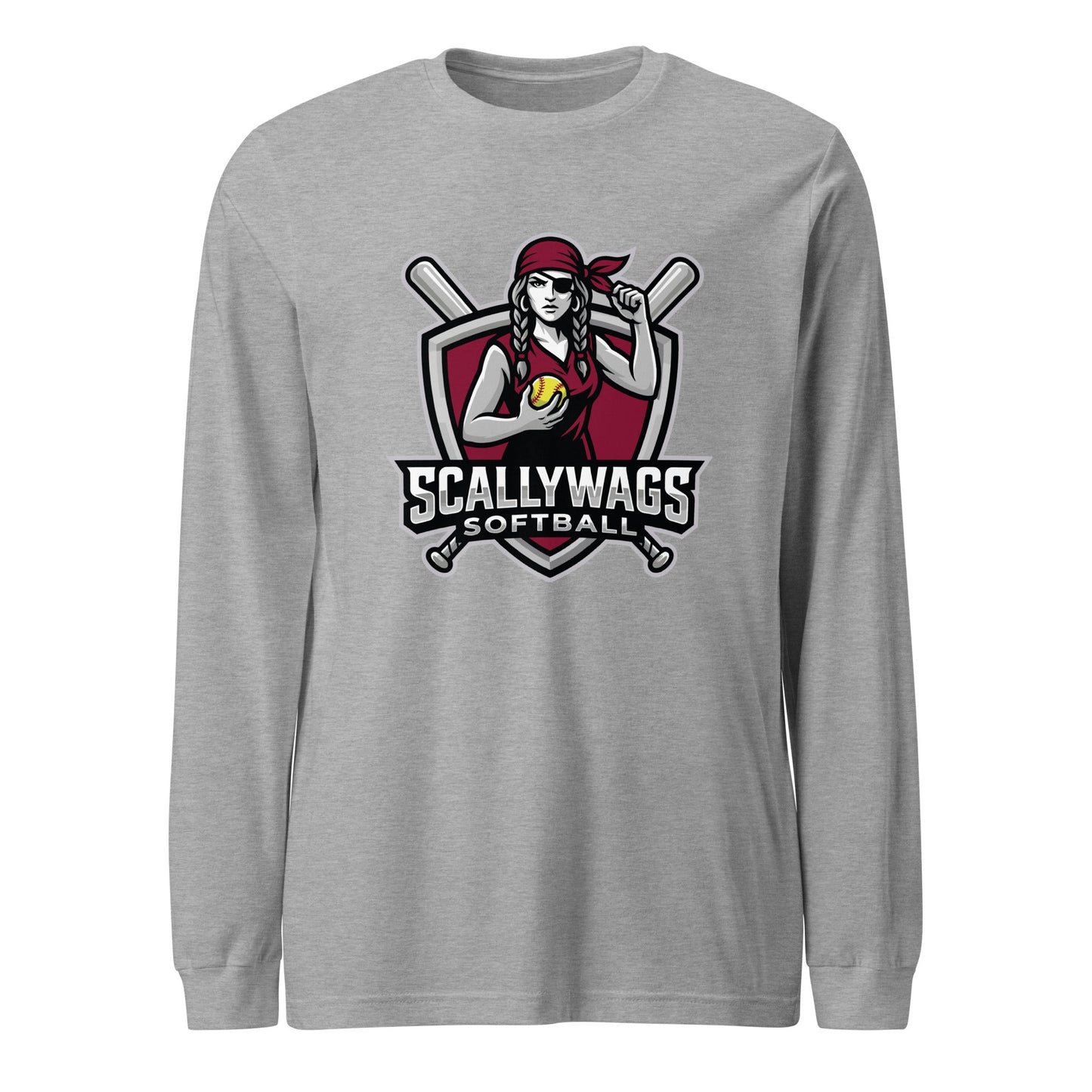 Performance | Long Sleeve Tee | Scallywags Softball | Crest Logo