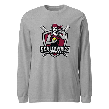 Performance | Long Sleeve Tee | Scallywags Softball | Crest Logo