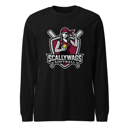 Performance | Long Sleeve Tee | Scallywags Softball | Crest Logo