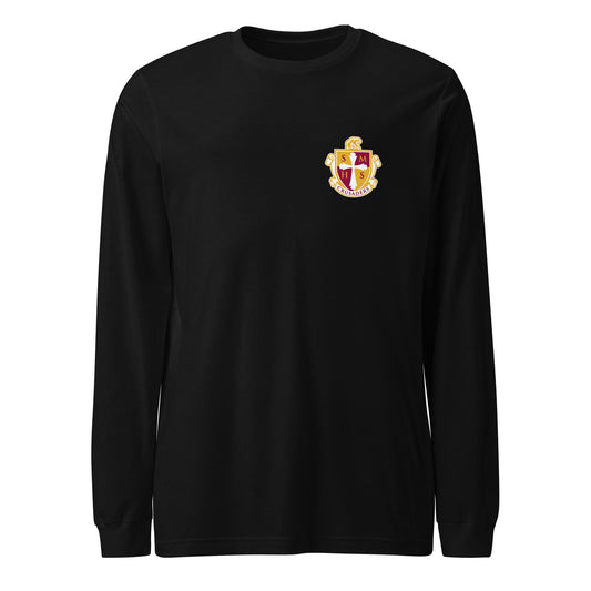 Performance | Long Sleeve Tee | Scecina High School Track and Field | Crest Logo