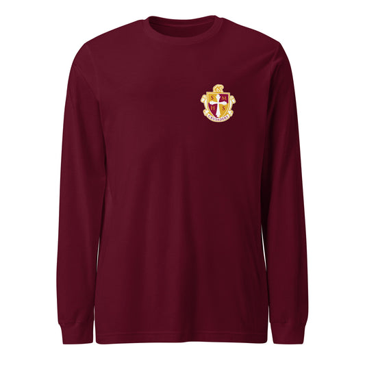 Performance | Long Sleeve Tee | Scecina High School Track and Field | Crest Logo