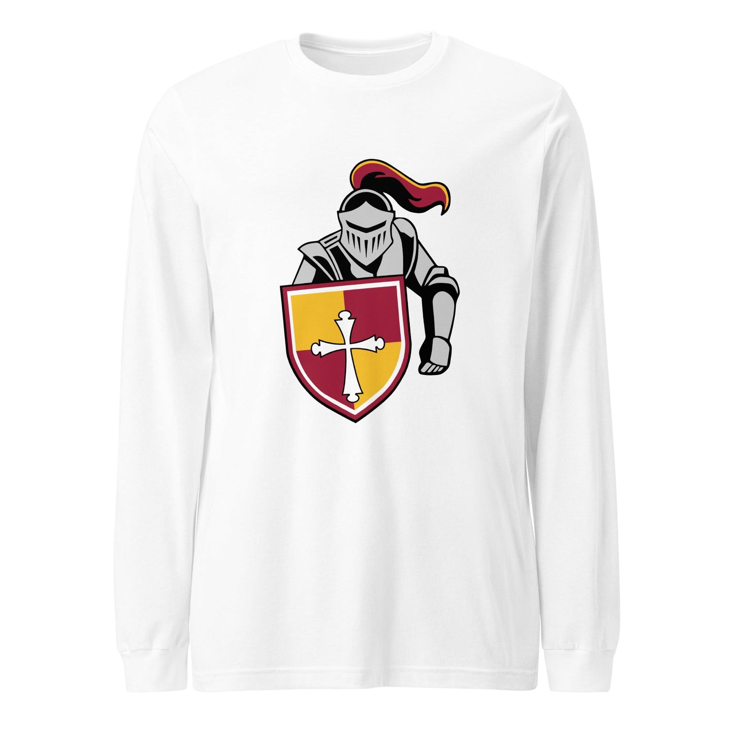 Performance | Long Sleeve Tee | Scecina High School Track and Field | Crusader Logo