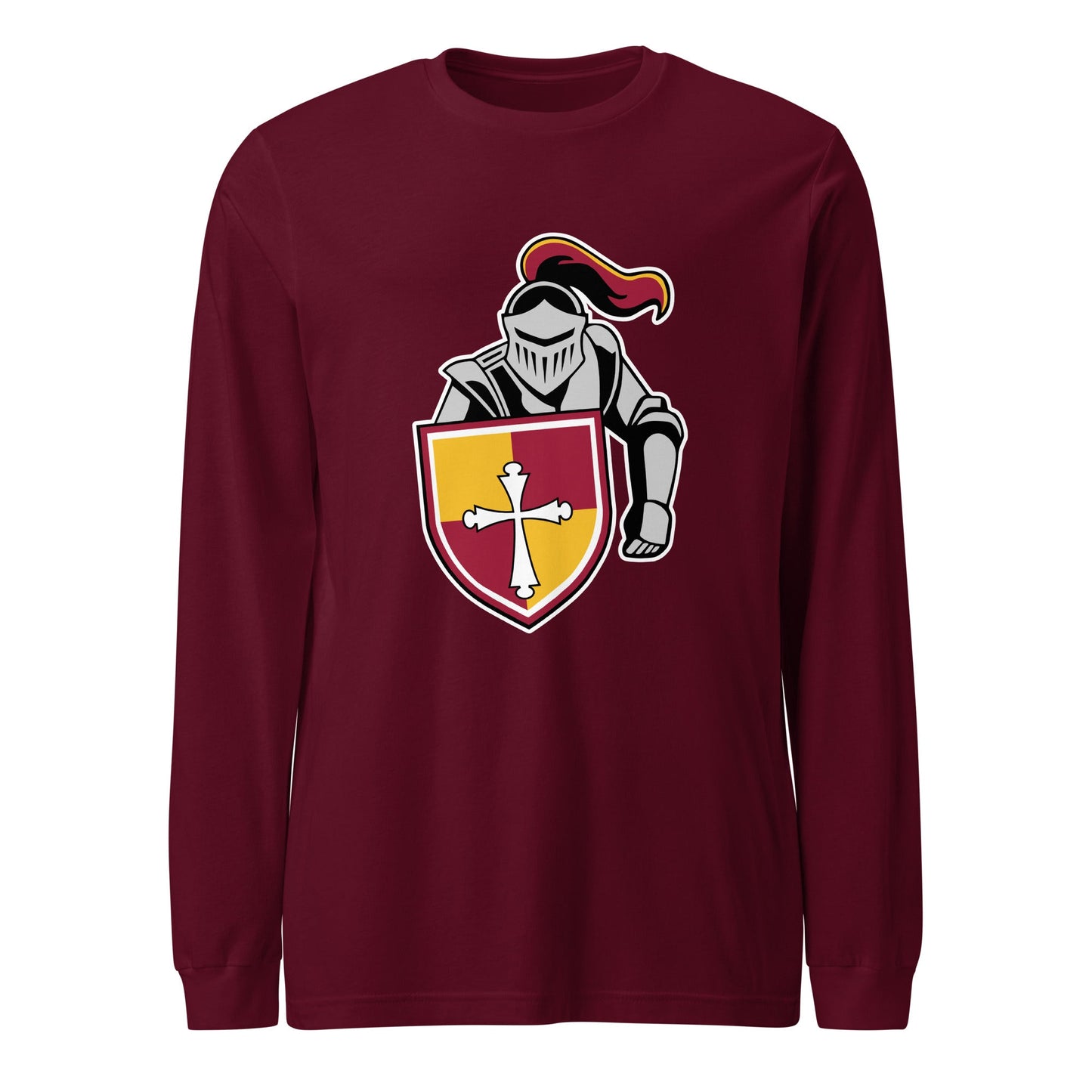 Performance | Long Sleeve Tee | Scecina High School Track and Field | Crusader Logo