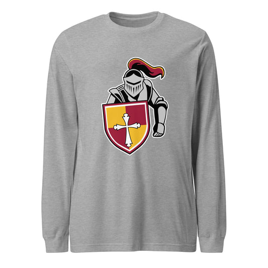 Performance | Long Sleeve Tee | Scecina High School Track and Field | Crusader Logo