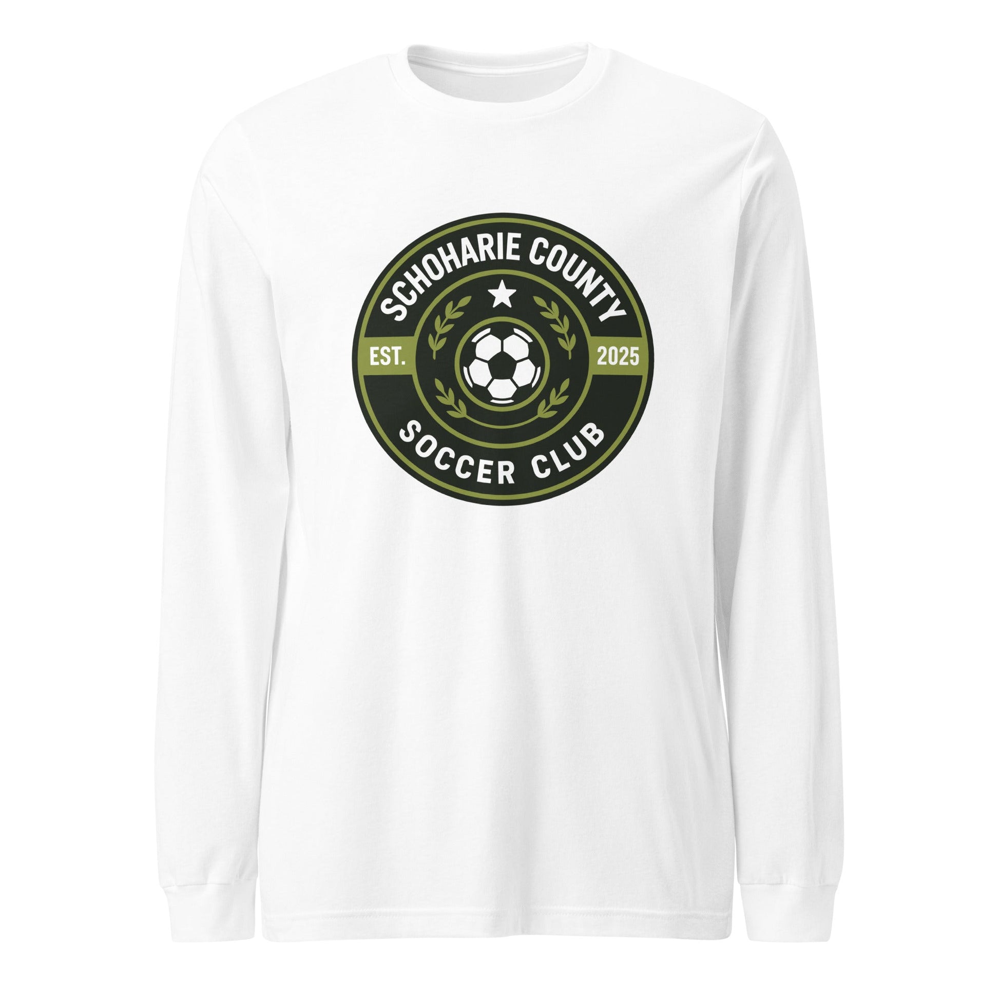 Performance | Long Sleeve Tee | Schoharie County Soccer Club | Badge Logo