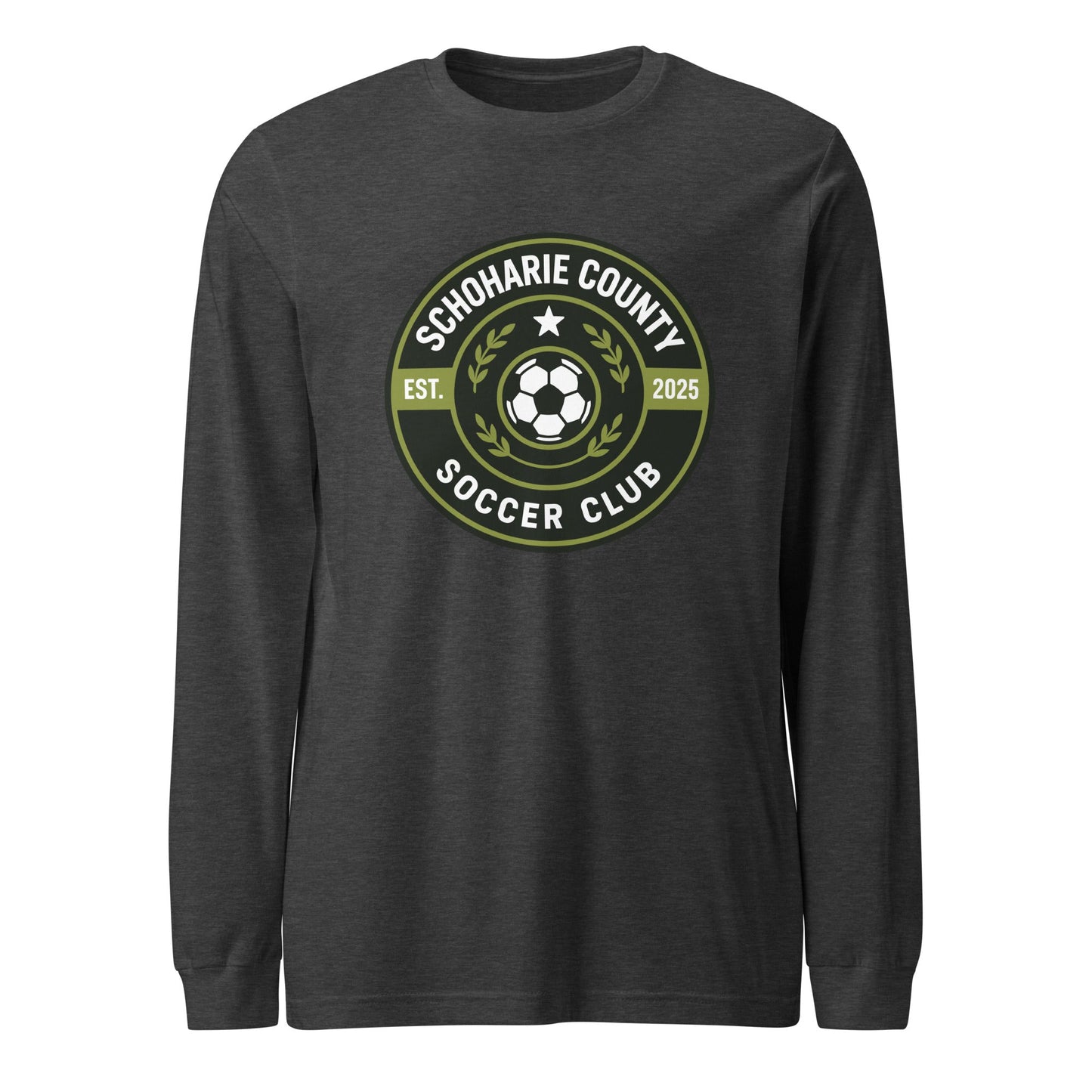 Performance | Long Sleeve Tee | Schoharie County Soccer Club | Badge Logo