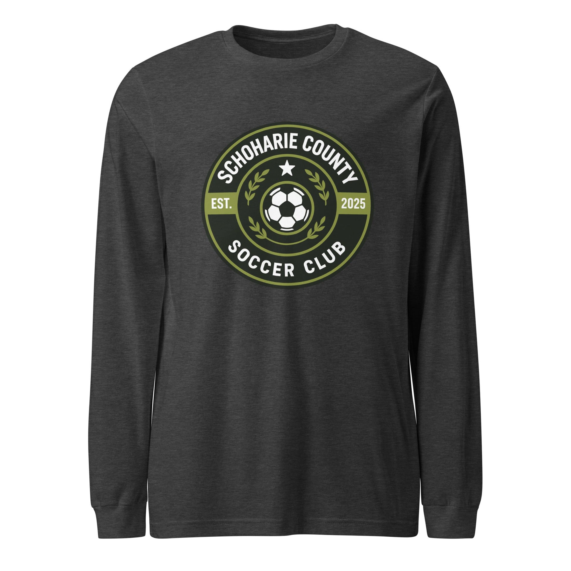 Performance | Long Sleeve Tee | Schoharie County Soccer Club | Badge Logo