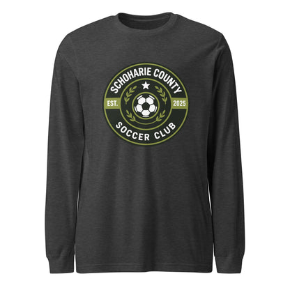 Performance | Long Sleeve Tee | Schoharie County Soccer Club | Badge Logo