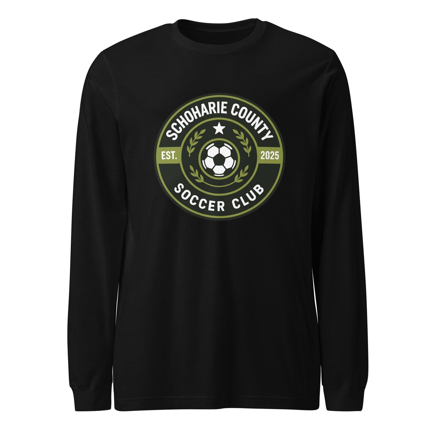Performance | Long Sleeve Tee | Schoharie County Soccer Club | Badge Logo