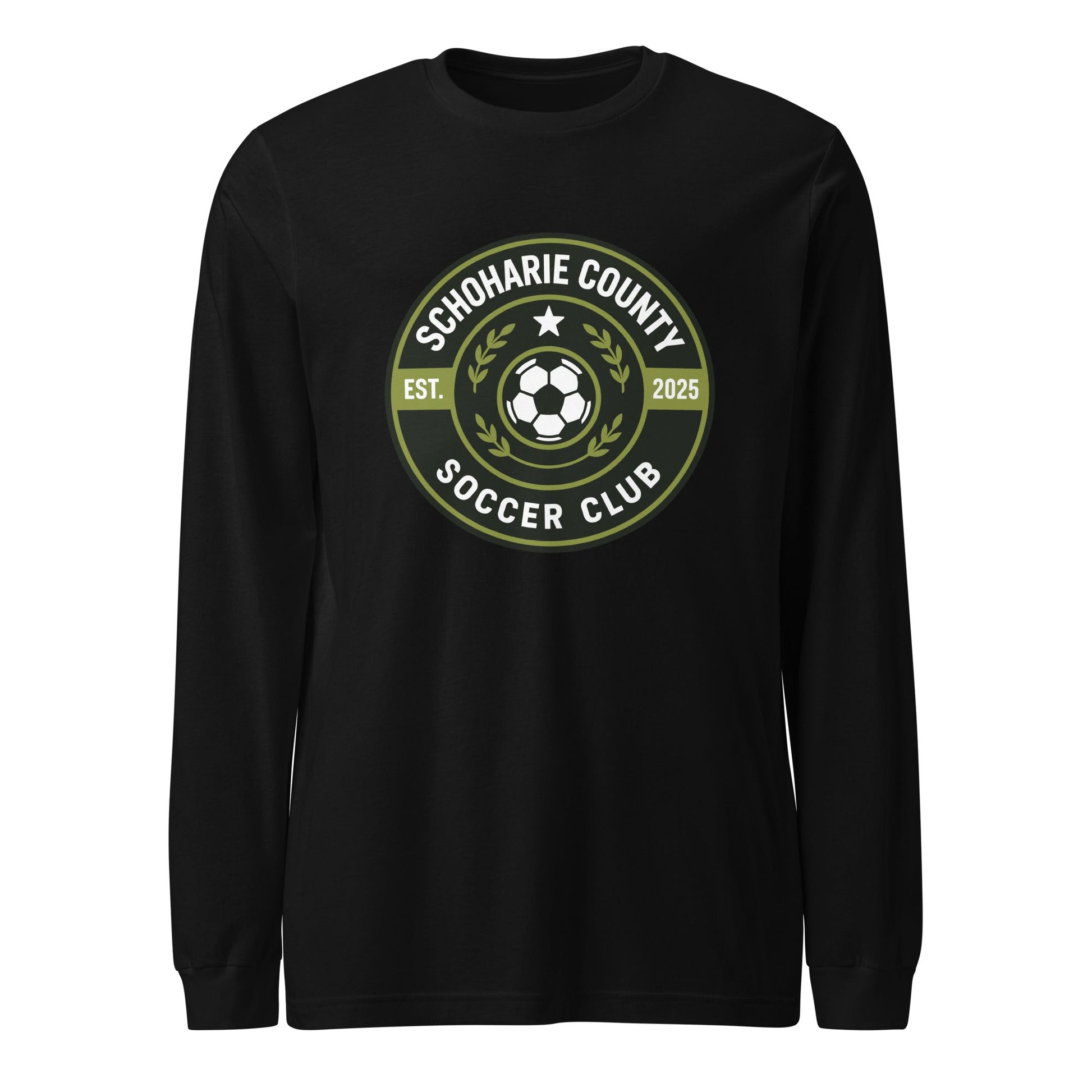 Performance | Long Sleeve Tee | Schoharie County Soccer Club | Badge Logo