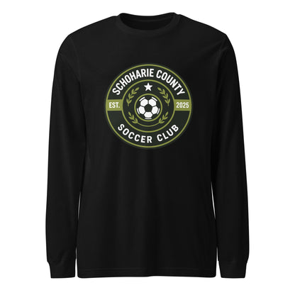 Performance | Long Sleeve Tee | Schoharie County Soccer Club | Badge Logo