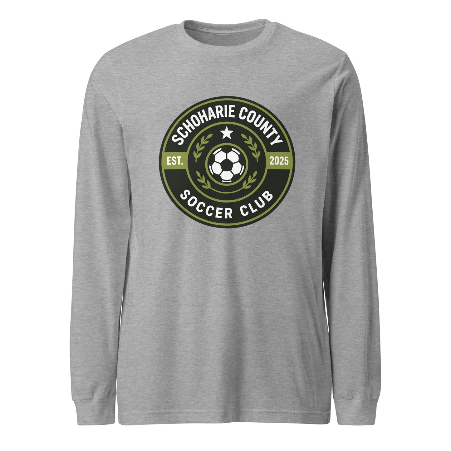 Performance | Long Sleeve Tee | Schoharie County Soccer Club | Badge Logo