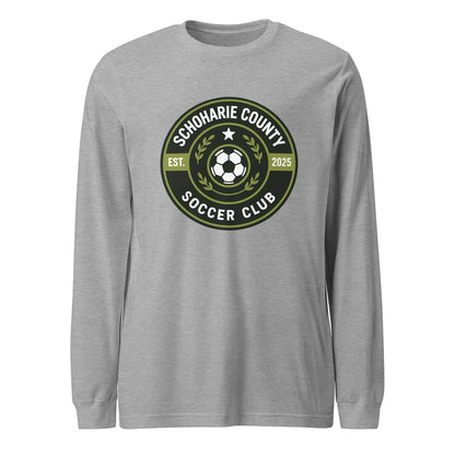Performance | Long Sleeve Tee | Schoharie County Soccer Club | Badge Logo