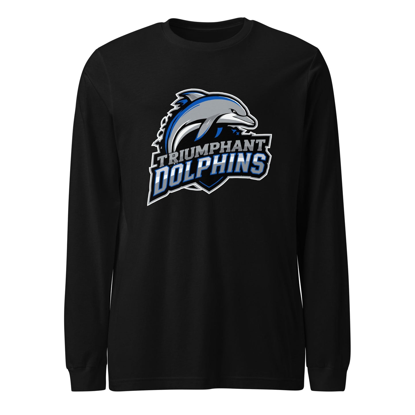 Performance | Long Sleeve Tee | SE Triumphant Dolphins | Dolphins Mascot Logo