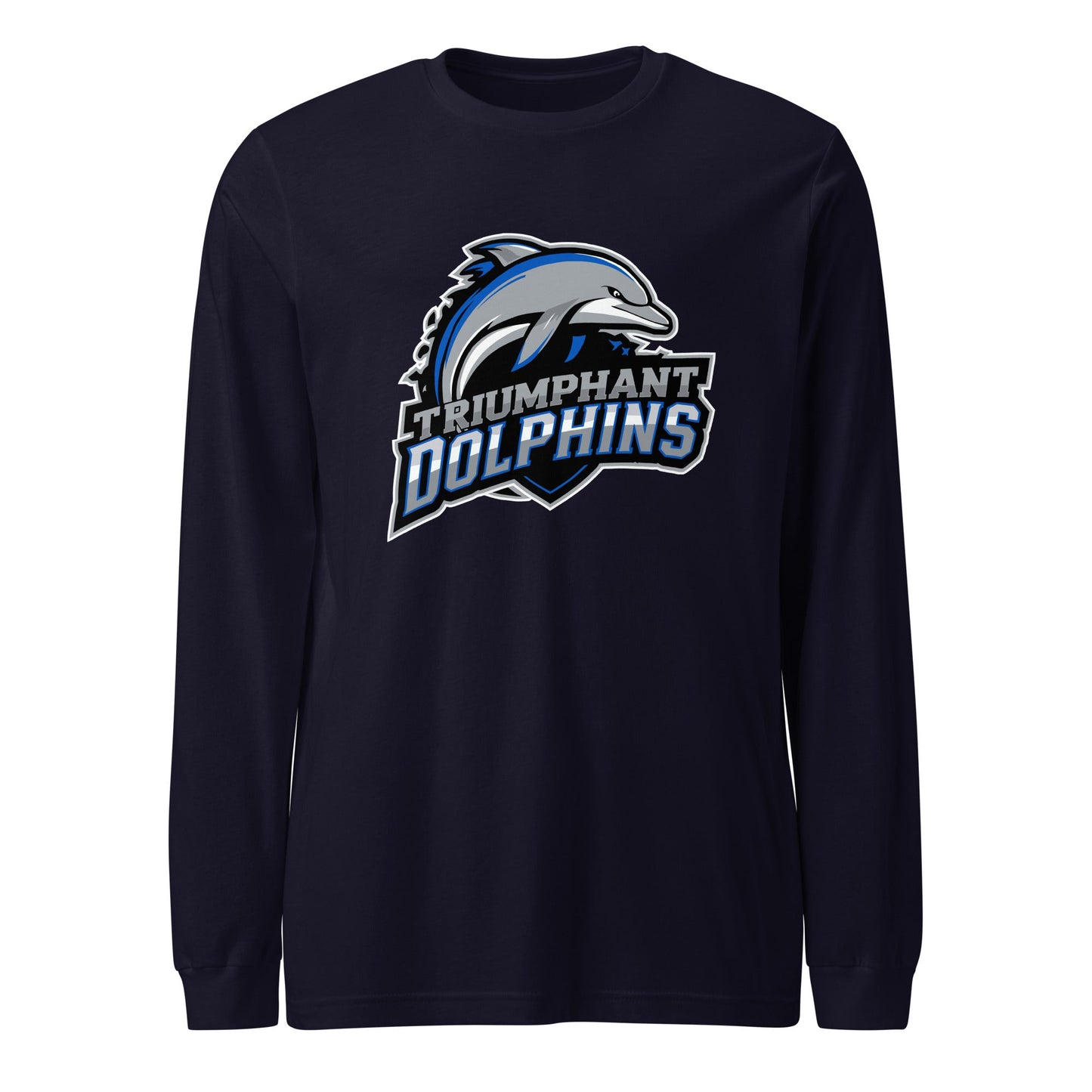 Performance | Long Sleeve Tee | SE Triumphant Dolphins | Dolphins Mascot Logo