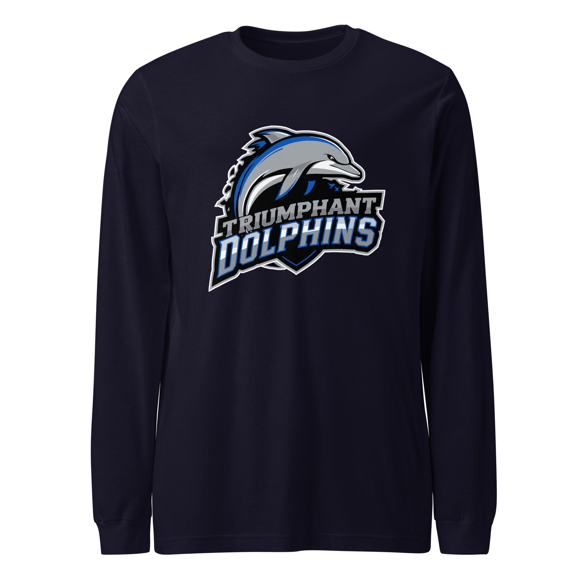 Performance | Long Sleeve Tee | SE Triumphant Dolphins | Dolphins Mascot Logo