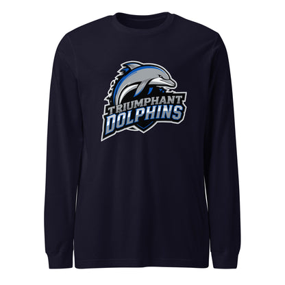 Performance | Long Sleeve Tee | SE Triumphant Dolphins | Dolphins Mascot Logo