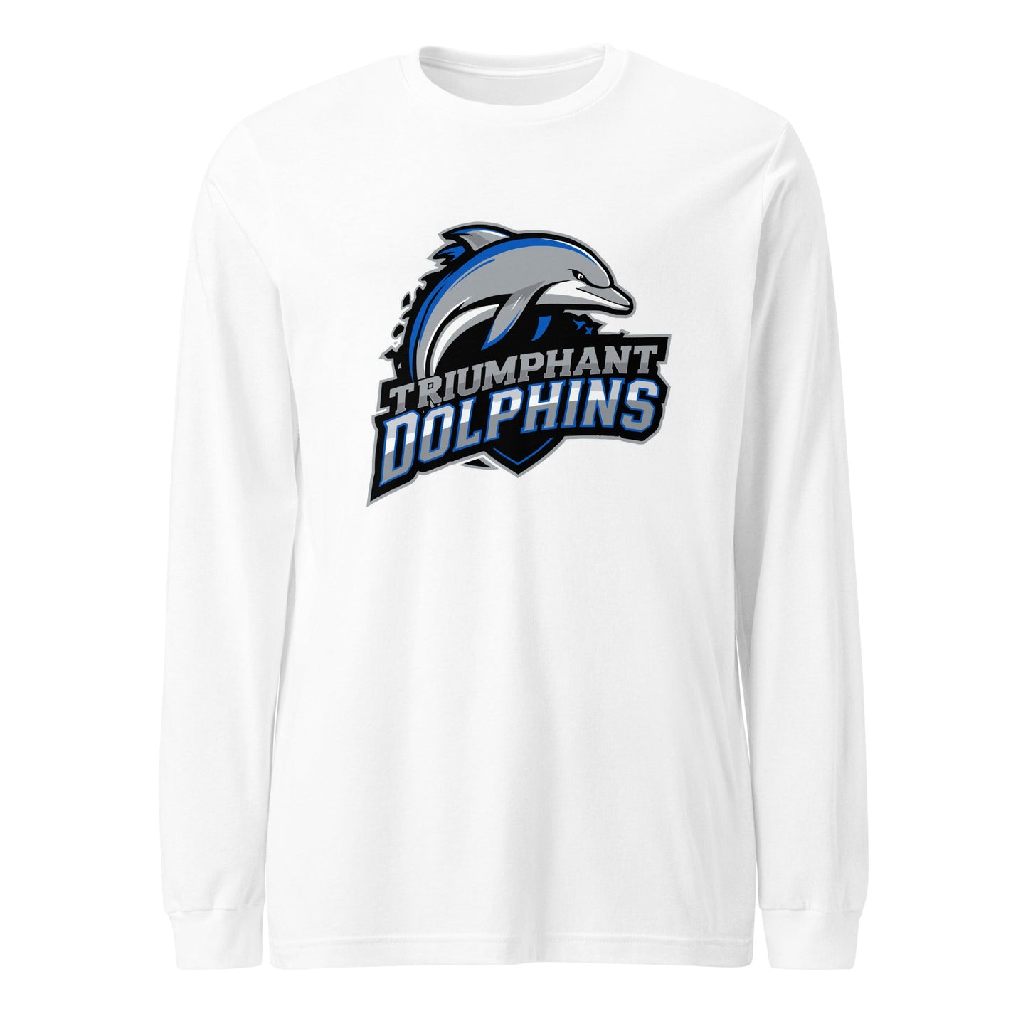 Performance | Long Sleeve Tee | SE Triumphant Dolphins | Dolphins Mascot Logo