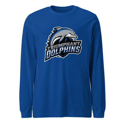 Performance | Long Sleeve Tee | SE Triumphant Dolphins | Dolphins Mascot Logo