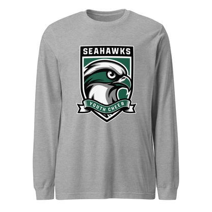 Performance | Long Sleeve Tee | Seahawks Youth Cheer | Shield Logo
