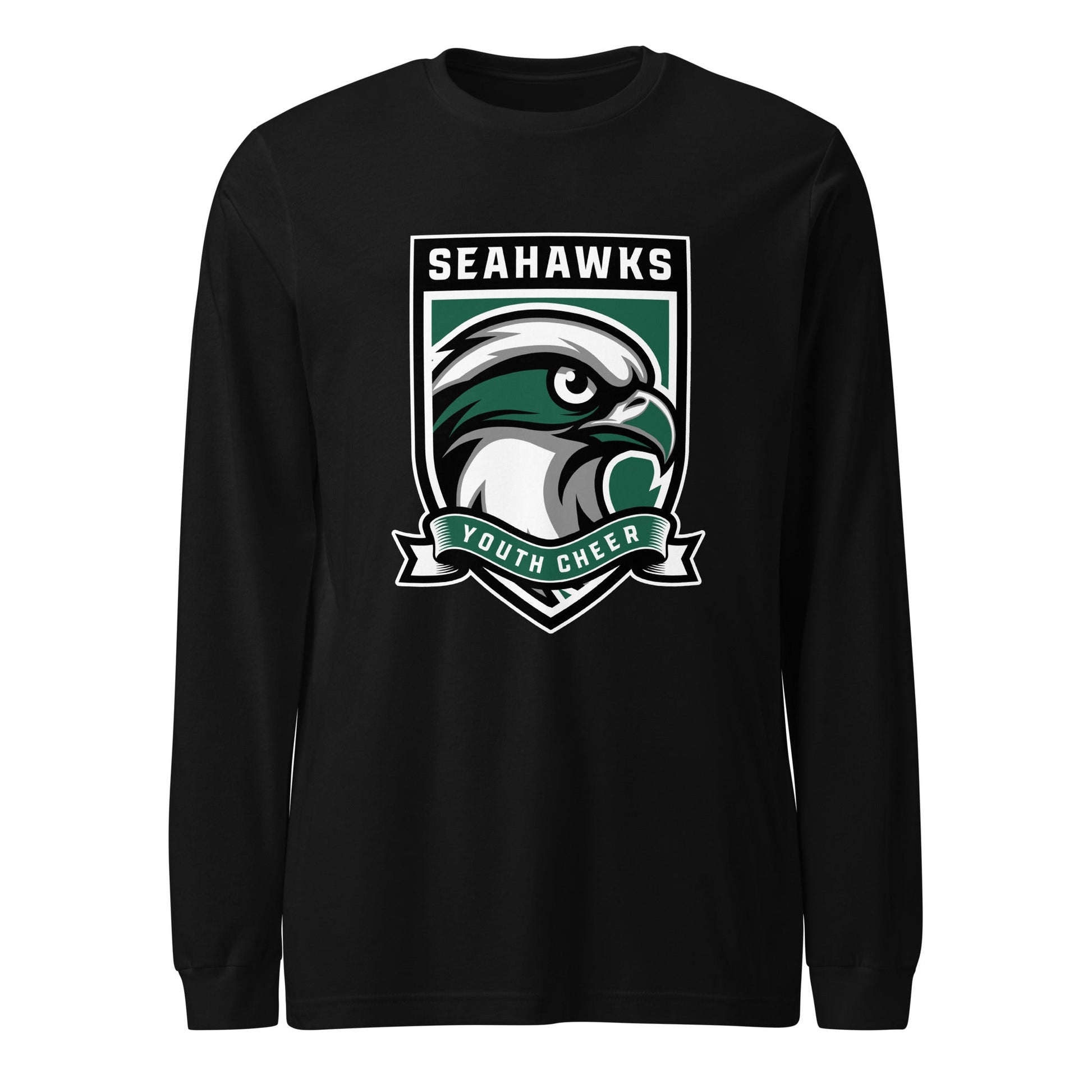 Performance | Long Sleeve Tee | Seahawks Youth Cheer | Shield Logo