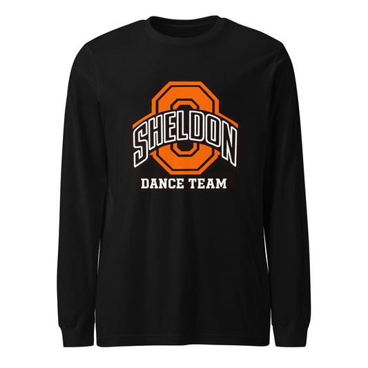 Performance | Long Sleeve Tee | Sheldon Dance Team | Emblem Logo