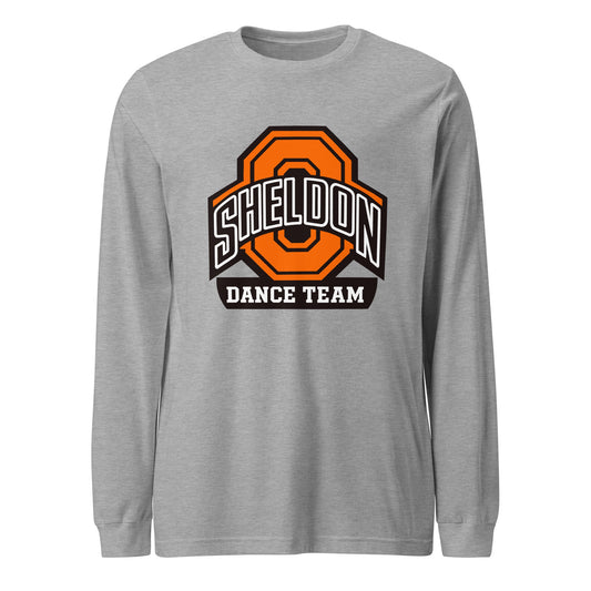 Performance | Long Sleeve Tee | Sheldon Dance Team | Emblem Logo