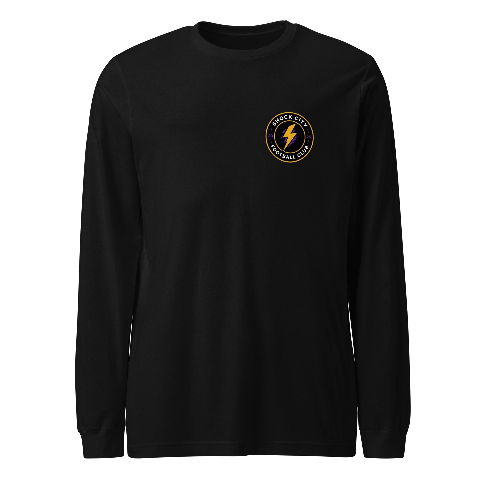 Performance | Long Sleeve Tee | Shock City FC | Badge Logo