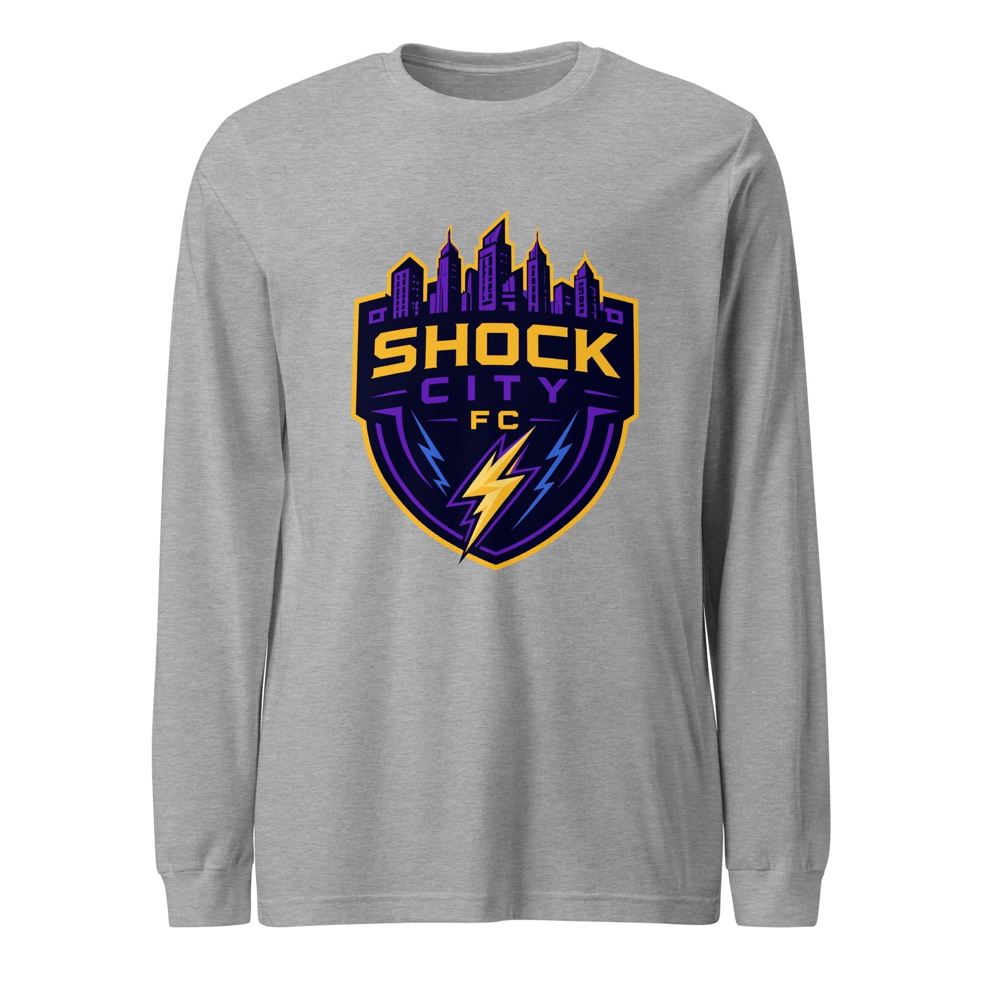 Performance | Long Sleeve Tee | Shock City FC | Crest Logo