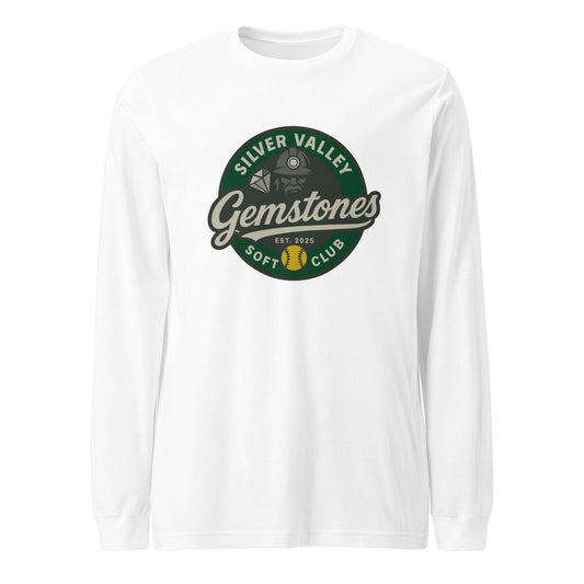 Performance | Long Sleeve Tee | Silver Valley Gemstones | Badge Logo