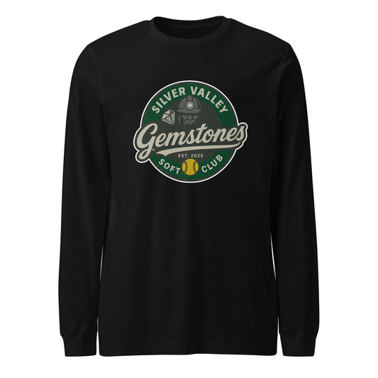 Performance | Long Sleeve Tee | Silver Valley Gemstones | Badge Logo