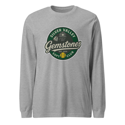 Performance | Long Sleeve Tee | Silver Valley Gemstones | Badge Logo