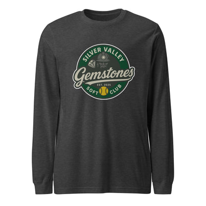 Performance | Long Sleeve Tee | Silver Valley Gemstones | Badge Logo