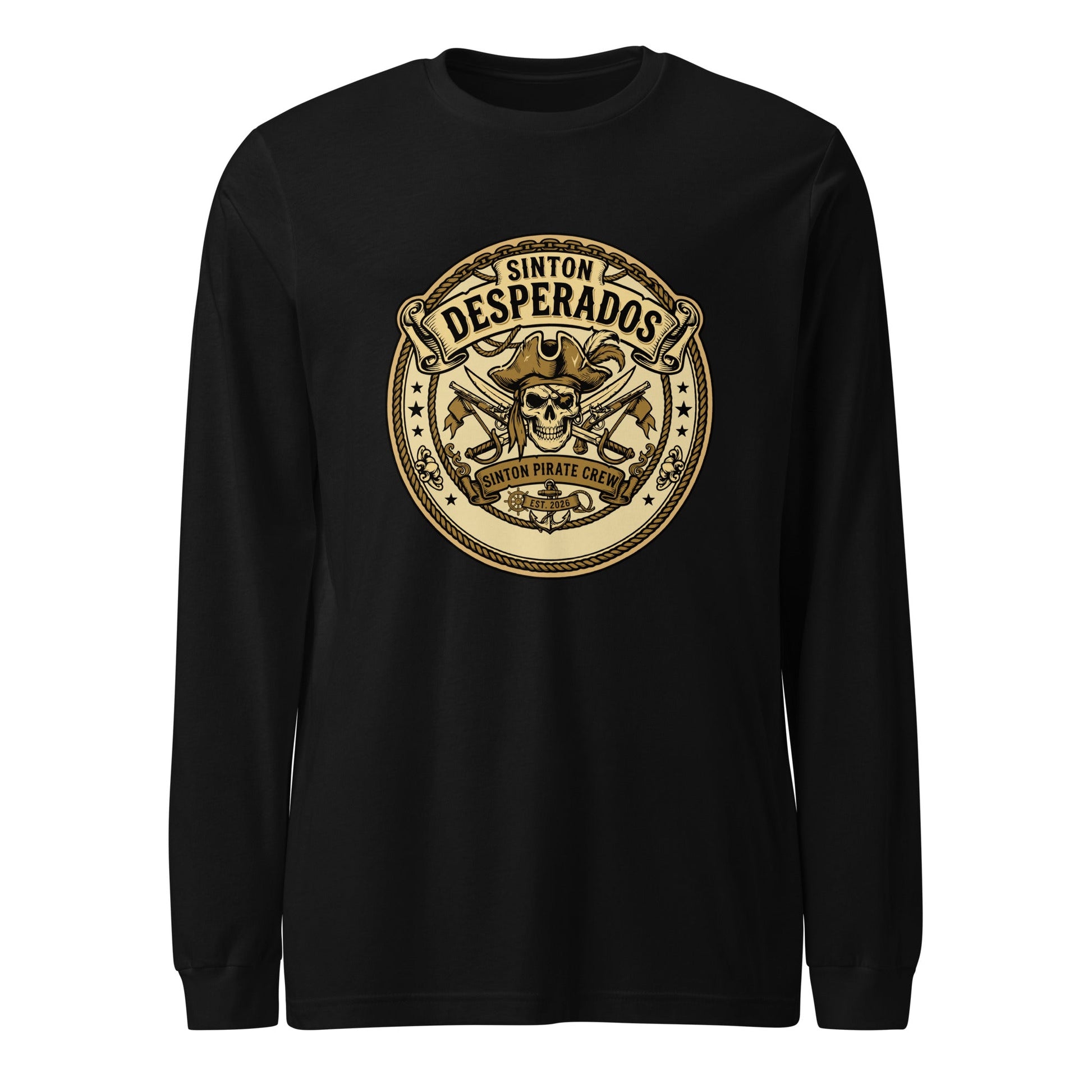 Performance | Long Sleeve Tee | Sinton Desperados Baseball | Badge Logo