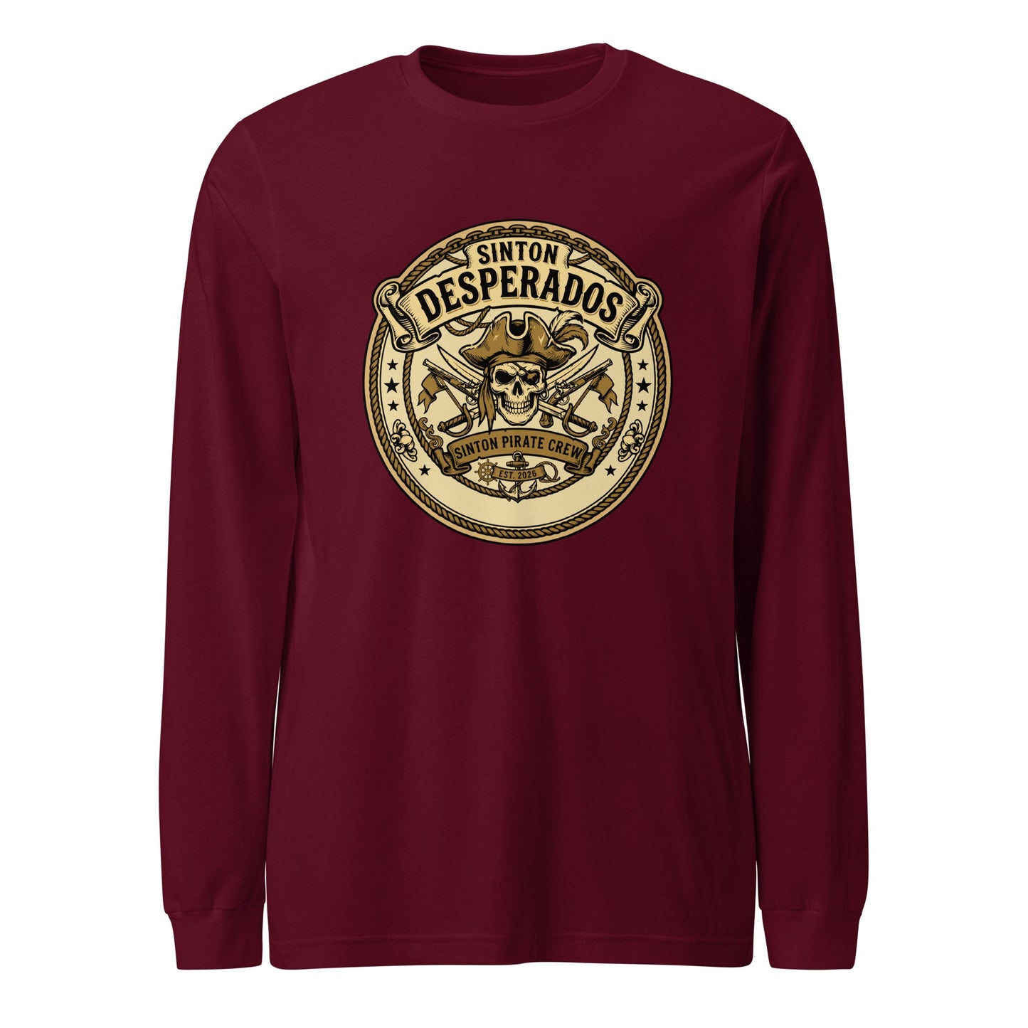 Performance | Long Sleeve Tee | Sinton Desperados Baseball | Badge Logo