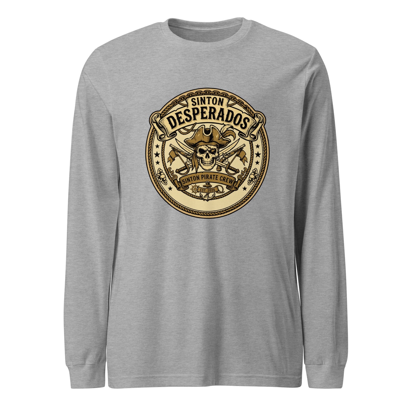 Performance | Long Sleeve Tee | Sinton Desperados Baseball | Badge Logo