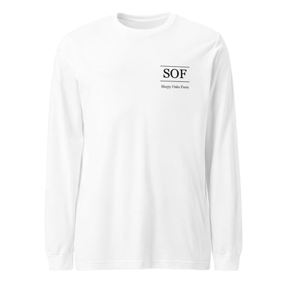Performance | Long Sleeve Tee | Sleepy Oaks Farm | SOF Logo