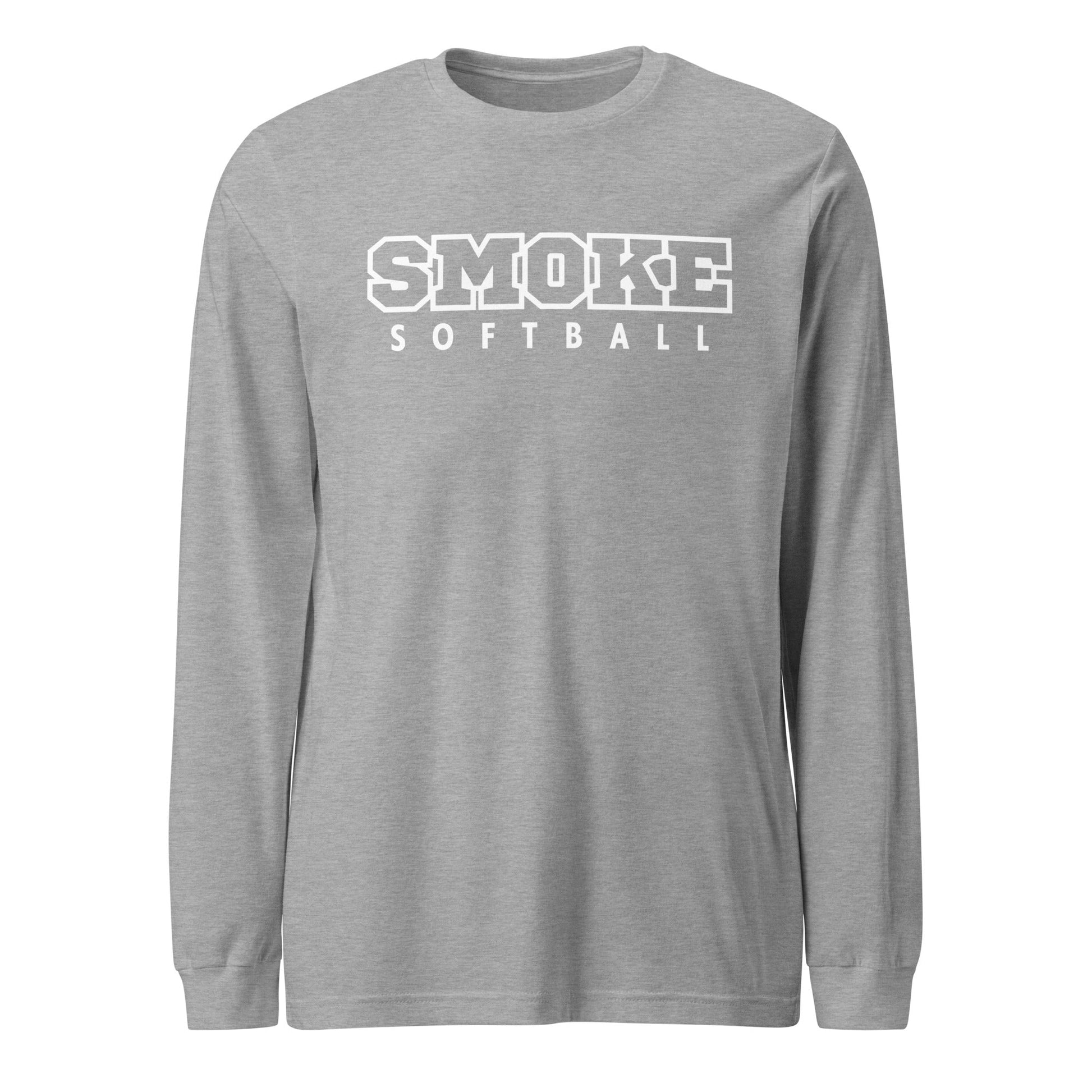 Performance | Long Sleeve Tee | Smoke 14U Softball | Emblem Logo