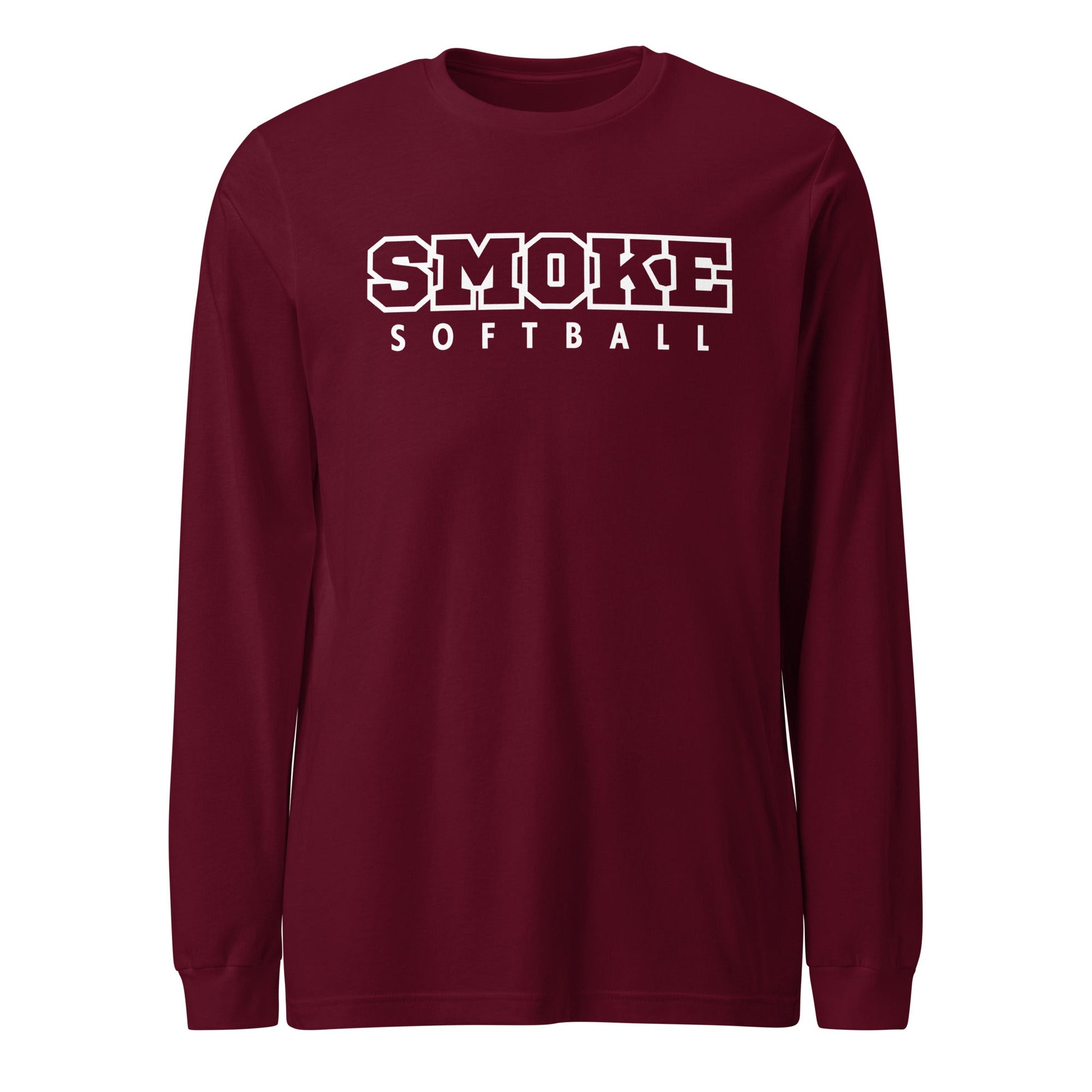Performance | Long Sleeve Tee | Smoke 14U Softball | Emblem Logo