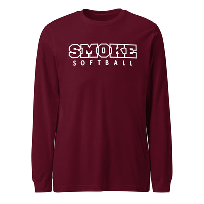 Performance | Long Sleeve Tee | Smoke 14U Softball | Emblem Logo