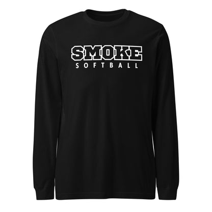 Performance | Long Sleeve Tee | Smoke 14U Softball | Emblem Logo