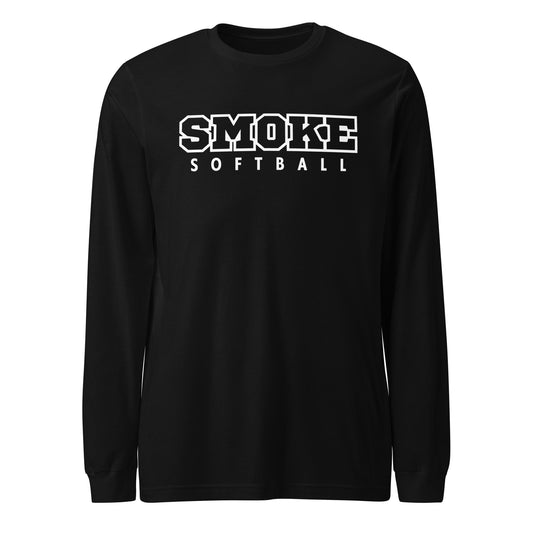Performance | Long Sleeve Tee | Smoke 14U Softball | Emblem Logo