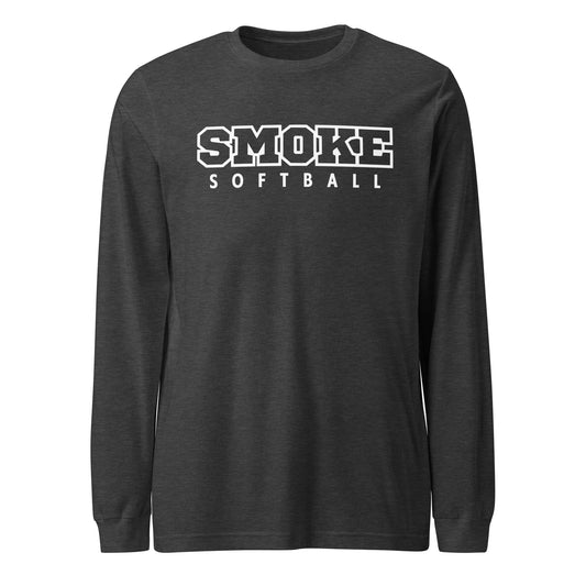 Performance | Long Sleeve Tee | Smoke 14U Softball | Emblem Logo