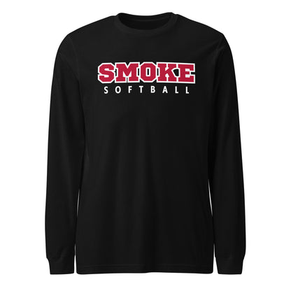 Performance | Long Sleeve Tee | Smoke 14U Softball | Modern Script Logo