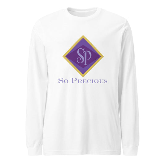 Performance | Long Sleeve Tee | So Precious Goods | Amethyst Aura Logo