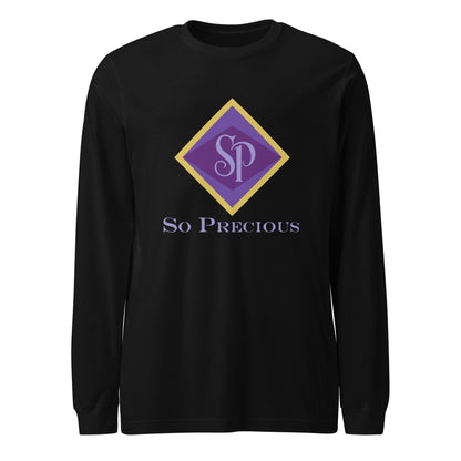 Performance | Long Sleeve Tee | So Precious Goods | Amethyst Aura Logo