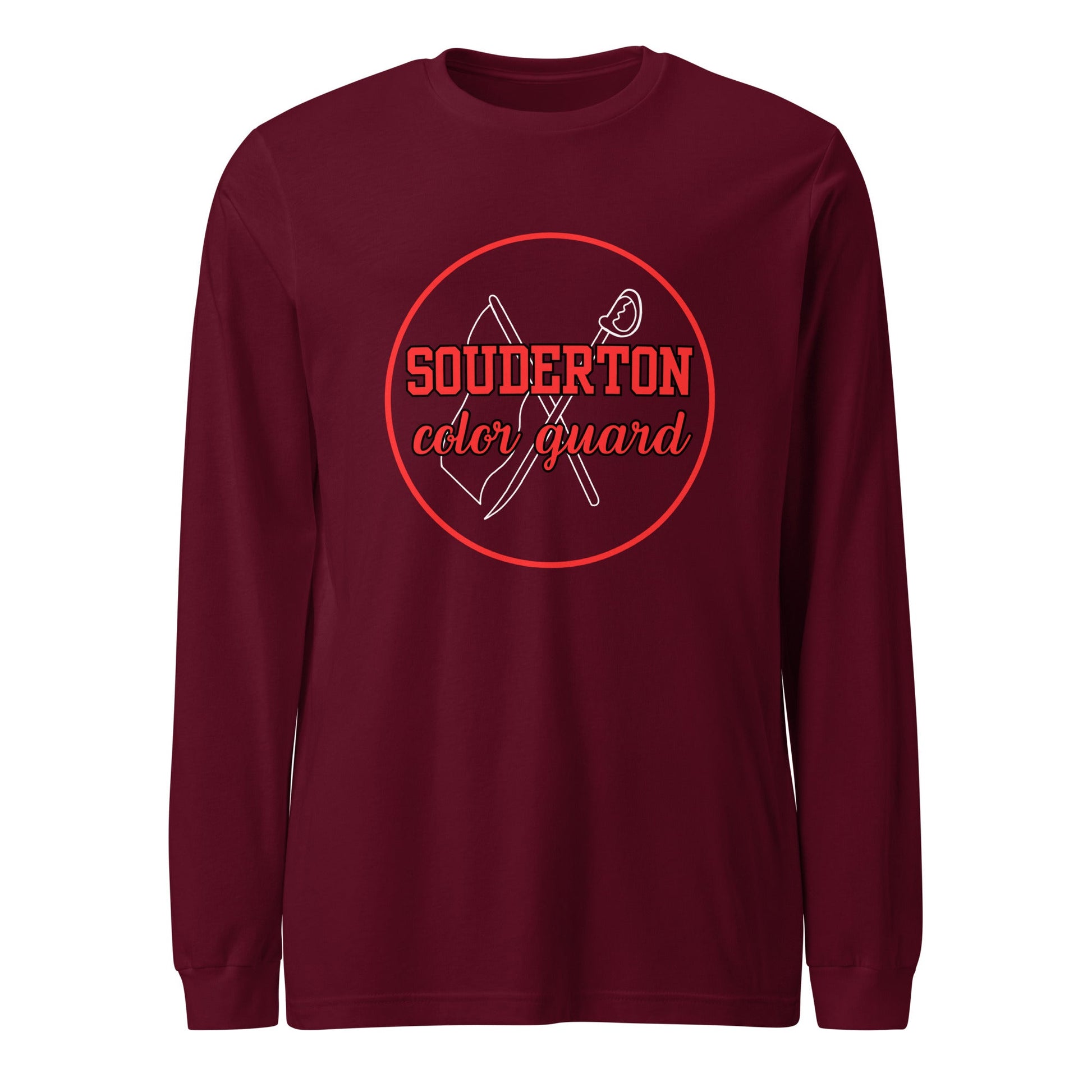 Performance | Long Sleeve Tee | Souderton Color Guard | Badge Logo